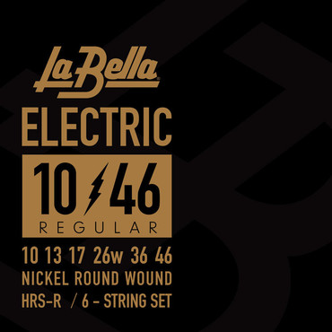 La Bella Hard Rockin' Steel Regular HRS-R (10-46) 2 Pak 0