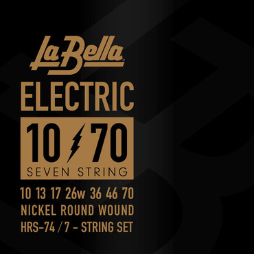 La Bella Hard Rockin' Steel 7 String HRS-74 (10-70) 0