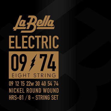 La Bella Hard Rockin' Steel 8 String HRS-81 (9-74) 0
