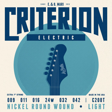 La Bella Criterion Electric Guitar Light C200T (9-42) 0