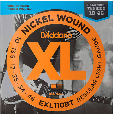 D'Addario EXL110BT Nickel Wound Regular Light Balanced Tension (10-46) 0