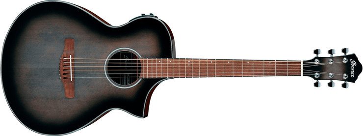 Ibanez AEWC11-TCB Transparent Charcoal Burst 0