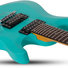 Schecter C-6 Deluxe Satin Aqua 9