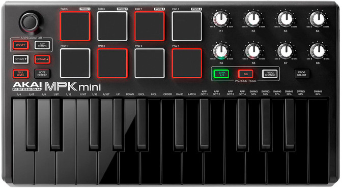 Akai MPK mini Mk2 LE Black 0