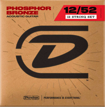 Dunlop DAP1252J Phosphor Bronze Medium 12 String (12-52) 0