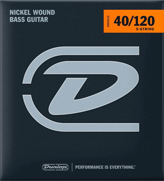 Dunlop DBN40120 Nickel Wound Light 5 String (40-120) 0