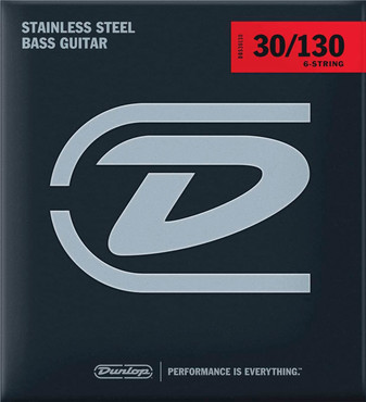 Dunlop DBS30130 Stainless Steel Medium 6 String (30-130) 0