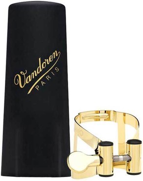 Vandoren LC56DP M/O Ligature and Cap for Soprano Saxophone 0