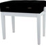 Gewa 130520 Piano Bench Deluxe Compartment White Matt 3