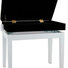 Gewa 130520 Piano Bench Deluxe Compartment White Matt 1