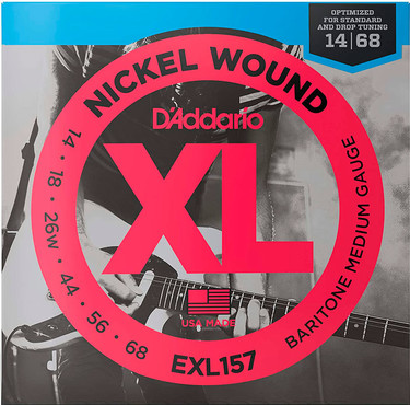 D'Addario EXL157 Nickel Wound Baritone Medium (14-68) 0