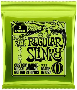 Ernie Ball 3221 Nickel Wound Regular Slinky (10-46) 0