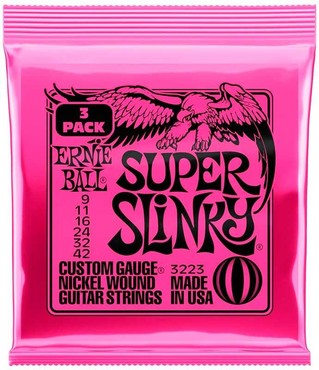 Ernie Ball 3223 Nickel Wound Super Slinky (9-42) 0