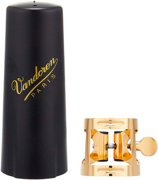 Vandoren LC57DP M/O Ligature and Cap for Alto Saxophone 0