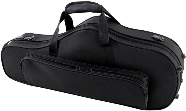 Gewa 708350 Alto Saxophone Form-Shaped Case Black 0