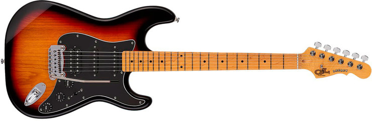 G&L Tribute Legacy HSS 3-Tone Sunburst MP 0