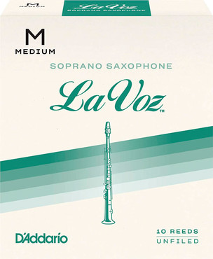 D'Addario RIC10MD La Voz Soprano Sax Medium 0