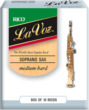 D'Addario RIC10MH La Voz Soprano Sax Medium Hard 0