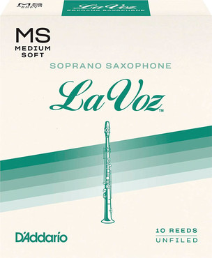 D'Addario RIC10MS La Voz Soprano Sax Medium Soft 0