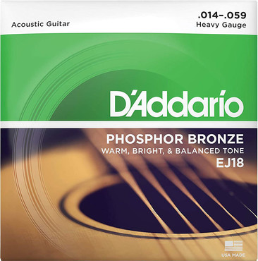 D'Addario EJ18 Phosphor Bronze Heavy (14-59) 0