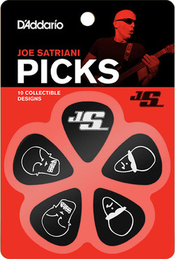 Planet Waves 1CBK6-10JS Joe Satriani Black Heavy 0