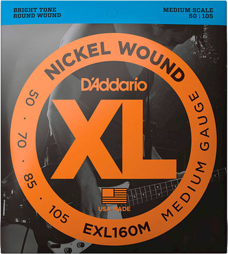 D'Addario EXL160M Medium Scale (50-105) 0