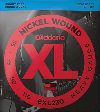 D'Addario EXL230 Nickel Wound Bass Heavy (55-110) 0