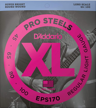 D'Addario EPS170 Bass ProSteels Light (45-100) 0