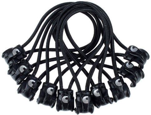 Planet Waves PW-ECT-10 Elastic Cable Ties 10-pack 0