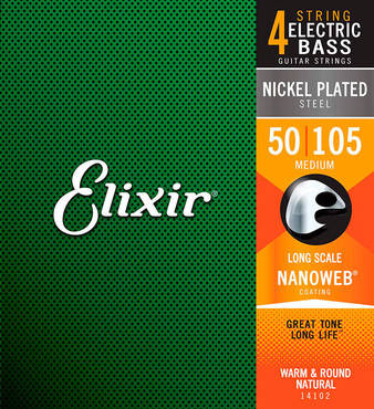 Elixir Nanoweb Bass 14102 4-String Heavy/Long Scale (50-105) 0