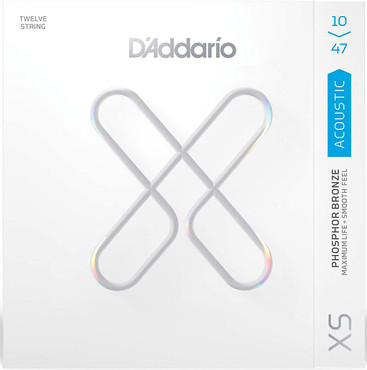 D'Addario XSAPB1047-12 Phosphor Bronze Extra Light 12 String (10-47) 0