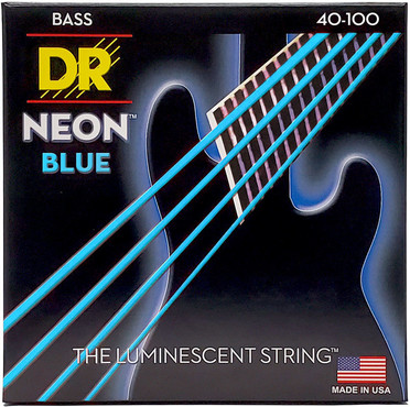 DR Bass Neon Blue NBB-40 Light (40-100) 0