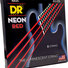 DR Bass Neon Red NRB6-30 Medium 6-String (30-125) 1