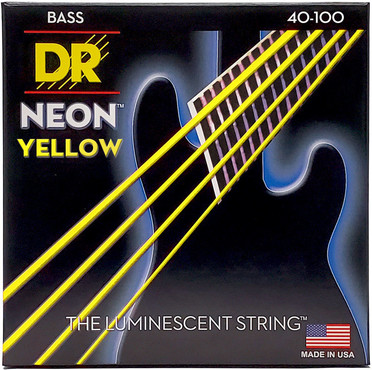 DR Bass Neon Yellow NYB-40 Light (40-100) 0