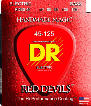 DR Bass Red Devils RDB5-45 Medium 5-String (45-125) 0