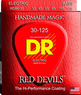 DR Bass Red Devils RDB6-30 Medium 6-String (30-125) 0