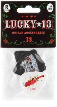 Dunlop L13BP100 Lucky 13B Player 6 Pack 0