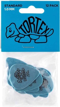Dunlop 418P100 Tortex Standard Blue 12 Pack 0