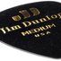 Dunlop 483P03MD Celluloid Black Pick Medium 3
