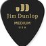 Dunlop 483P03MD Celluloid Black Pick Medium 1