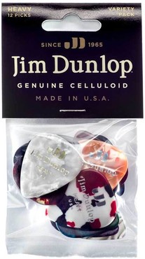 Dunlop PVP107 Celluloid Pick Heavy Variety Pack 0
