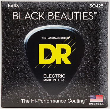 DR Bass Black Beauties BKB6-30 Medium 6-String (30-125) 0