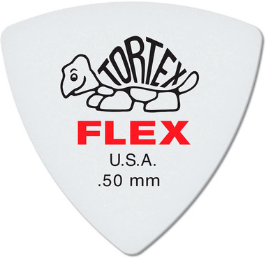 Dunlop 456P050 Tortex Flex Triangle 6 Pack 0