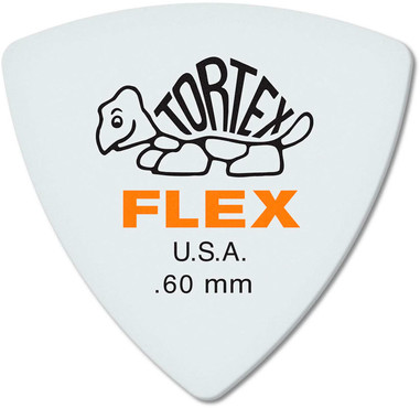 Dunlop 456P060 Tortex Flex Triangle 6 Pack 0