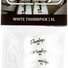 Dunlop 9004P Thumbpicks White Extra Large 4 Pack 2