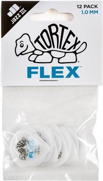 Dunlop 468P100 Tortex Flex Jazz III 12 Pack 0