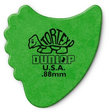 Dunlop 414R088 Tortex Fin 72 Pack 2
