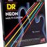 DR Bass Neon Multicolor NMCB5-45 Medium 5-String (45-125) 1