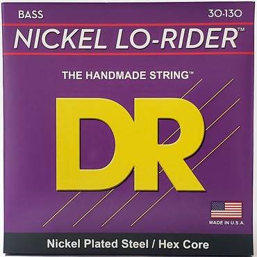 DR Bass Nickel Lo-Riders NMH6-130 Medium 6-String (30-130) 0