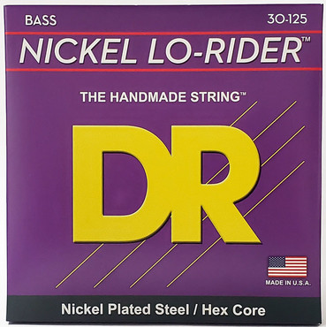 DR Bass Nickel Lo-Riders NMH6-30 Medium 6-String (30-125) 0